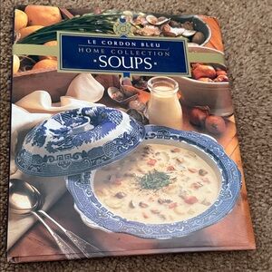Le Cordon Bleu Home Collection: Soups Cookbook - Blue Cover